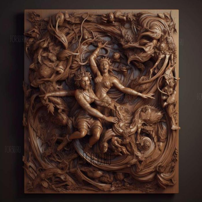Van Pease The Strong World anime 3 stl model for CNC