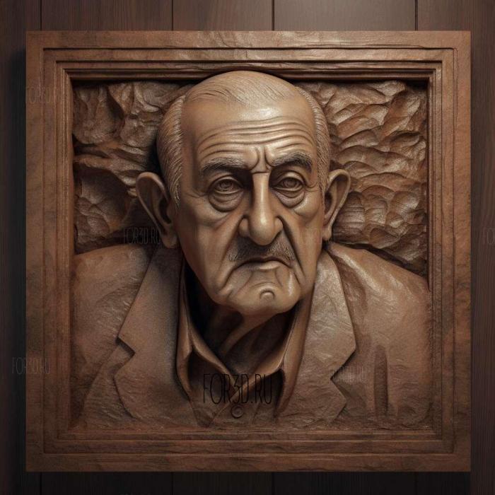 France Drama Director Luis Bunuel 3 stl model for CNC