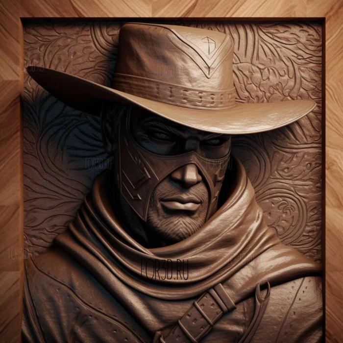 stl Zorro The Sign of Zorro Tyrone Power 4 stl model for CNC