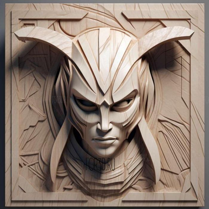 st ahsoka tano 3d model 1 stl model for CNC