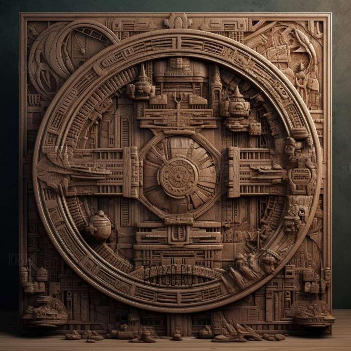 stl Stargate Origins series 4 stl model for CNC