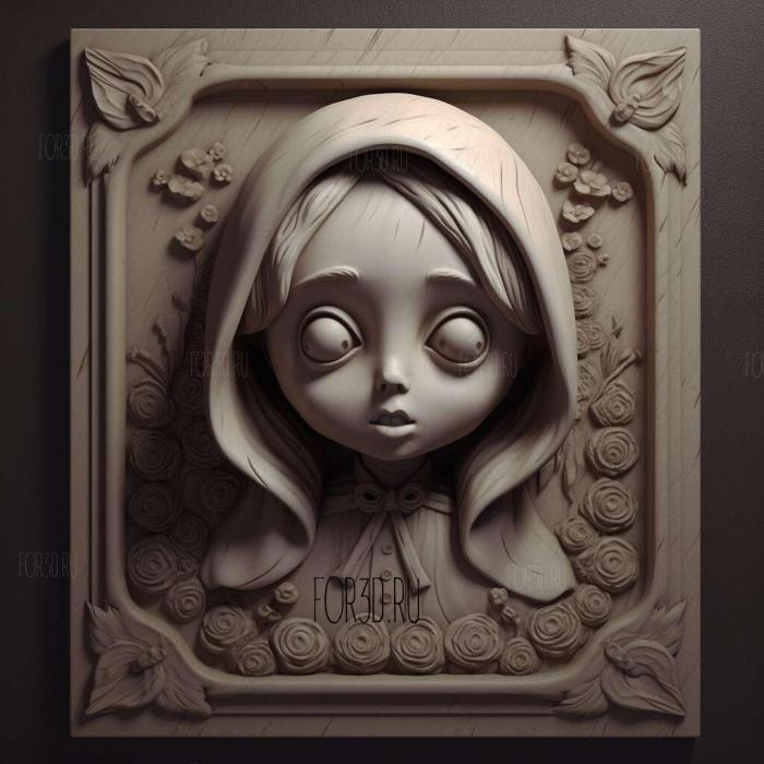 Lenore The Cute Little Dead Girl series 3 3d stl модель для ЧПУ