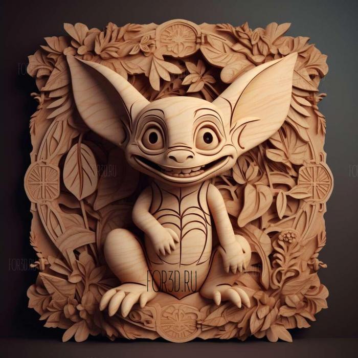 Lilo Stitch The Series series 3 stl model for CNC