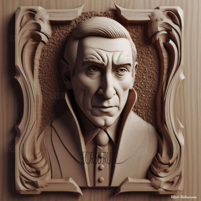 Count Dracula Dracula Bela Lugosi 1 stl model for CNC