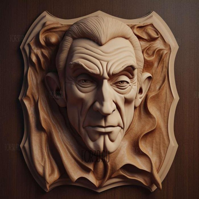 Count Dracula Dracula Bela Lugosi 2 stl model for CNC