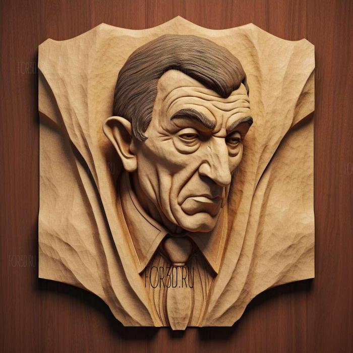 Count Dracula Dracula Bela Lugosi 4 stl model for CNC