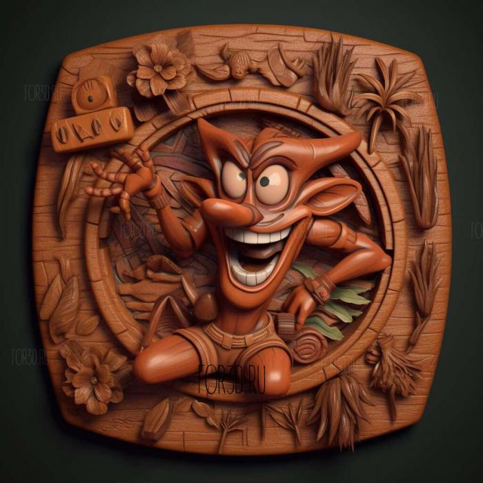 Crash Bandicoot 4 Its About Time 1 stl model for CNC