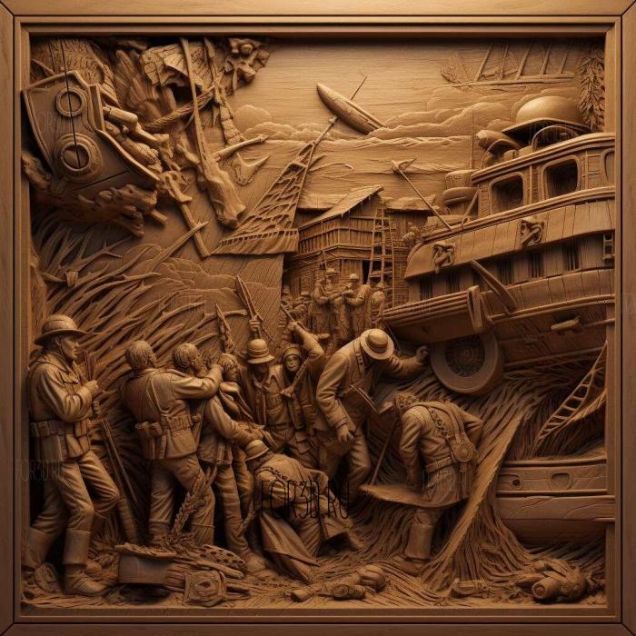 Hell or High Water movie 1 stl model for CNC