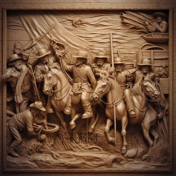 Hell or High Water movie 4 stl model for CNC