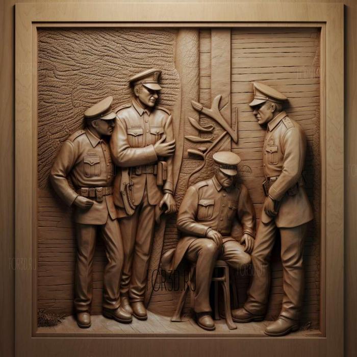 The Rule of Law Police Stories 3 stl model for CNC