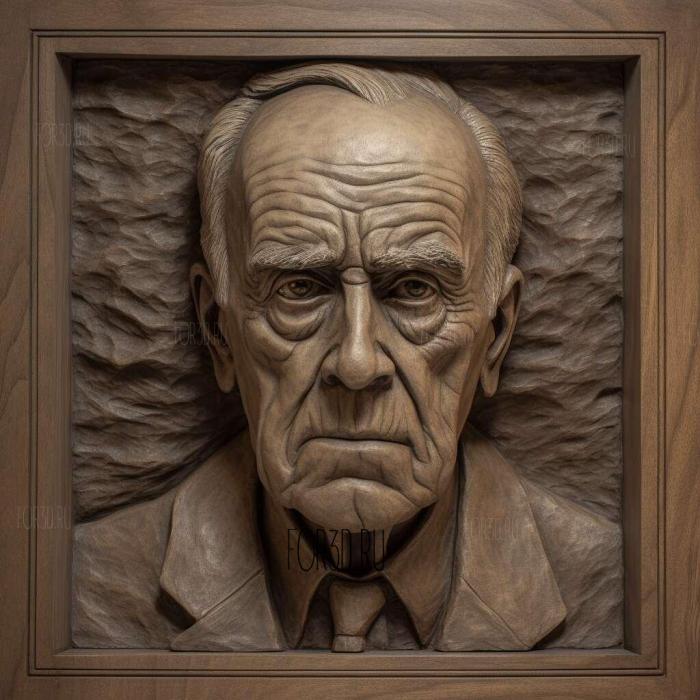 Juror 8 12 Angry Men Henry Fonda 3 stl model for CNC