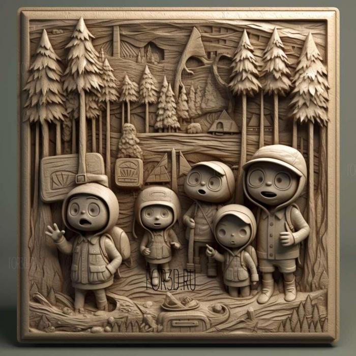 stl Summer Camp Island TV series 1 stl model for CNC