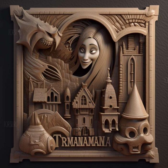 Hotel Transylvania Transformania movie 3 stl model for CNC