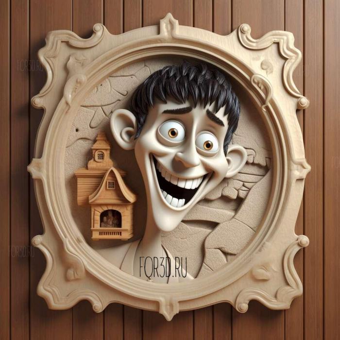 Hotel Transylvania Transformania movie 4 stl model for CNC