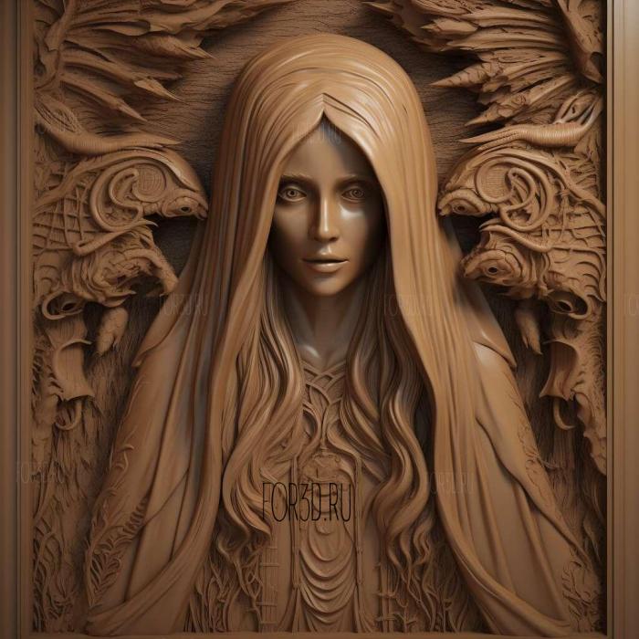 Ghost Whisperer TV series 3 stl model for CNC