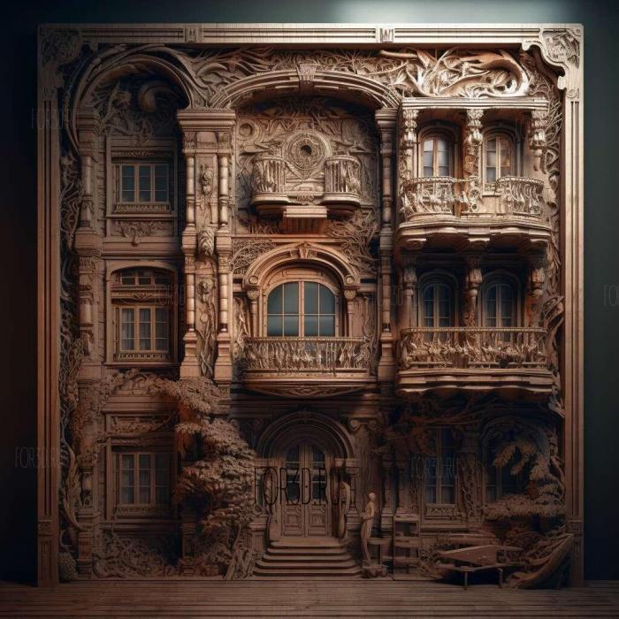 stl The Apartment 1 stl model for CNC