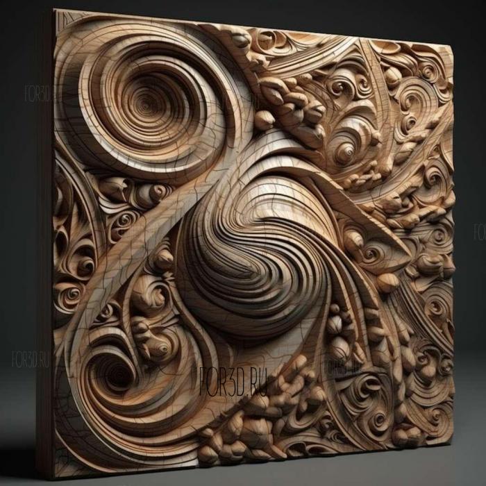 stl Time Warp series 3 stl model for CNC