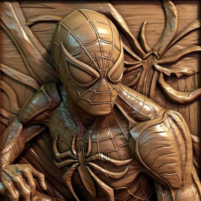 stl Ultimate Spider Man TV series 3 stl model for CNC