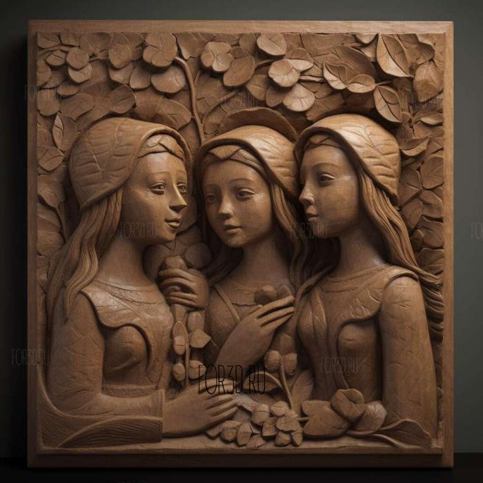 stl Triplettes de Belleville Les movie 4 stl model for CNC