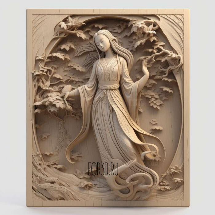 st Ajenma Jigoku ShoujoFROM ANIME 2 stl model for CNC