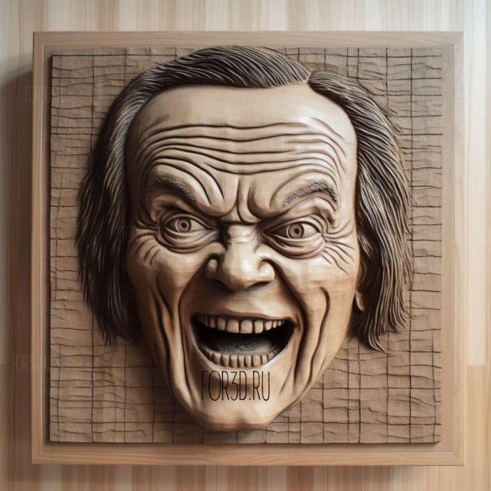 Jack Torrance The Shining Jack Nicholson 2 stl model for CNC