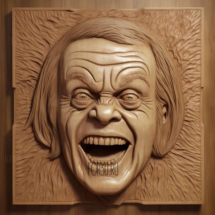 Jack Torrance The Shining Jack Nicholson 3 stl model for CNC