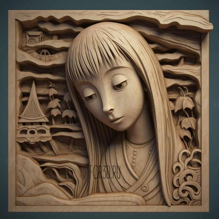 stl Spirited Away Spirited Away 2001 3 3d stl модель для ЧПУ