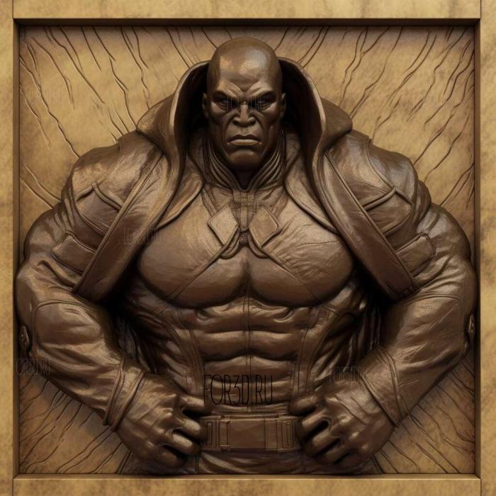 Luke Cage also known as Power Man 1 stl model for CNC