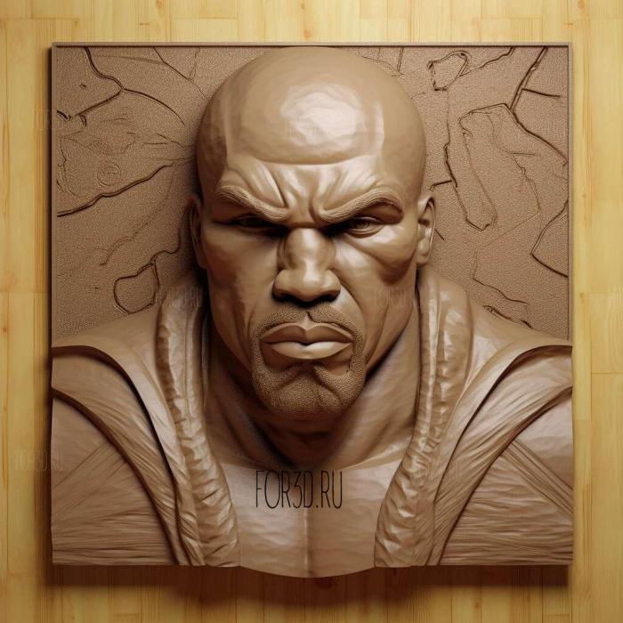 Luke Cage also known as Power Man 4 stl model for CNC