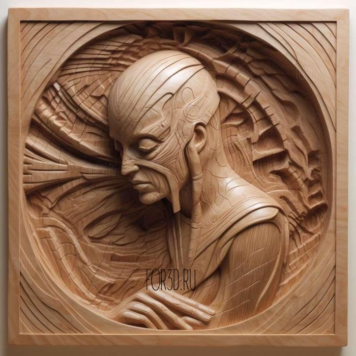 stl The Andromeda Strain series 3 stl model for CNC