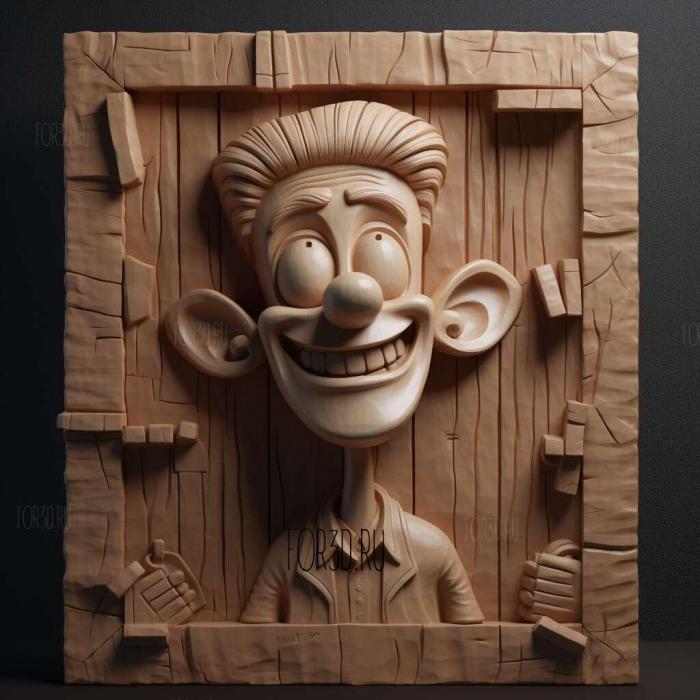 Hey Arnold TV series 1 stl model for CNC