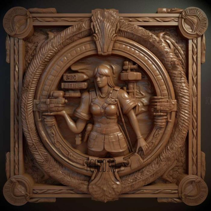 Resident Evil Code Veronica X 1 stl model for CNC