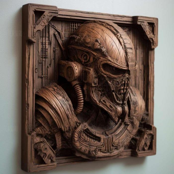 Isaac Clarke Dead Space series 3 stl model for CNC