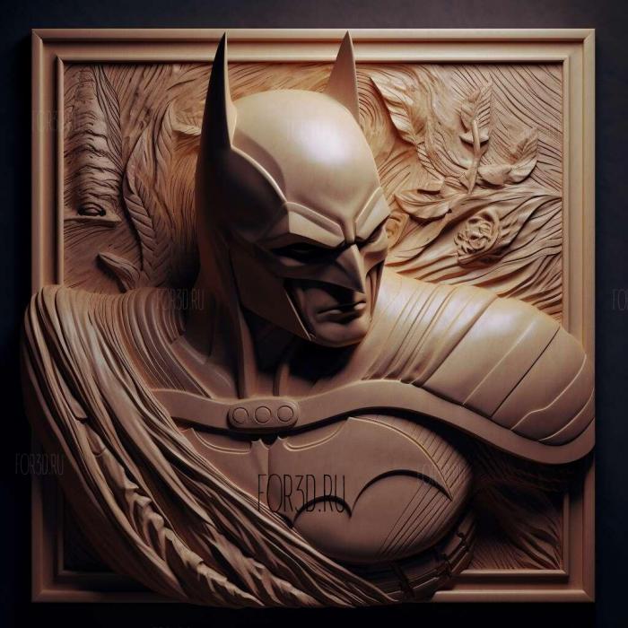 Batman forever movie 1 stl model for CNC