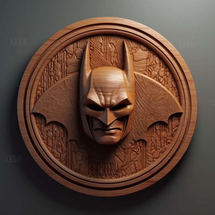 Batman forever movie 3 stl model for CNC