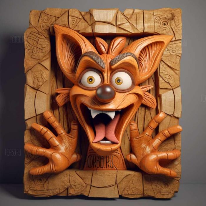 Crash Bandicoot 2 N Tranced 2 stl model for CNC