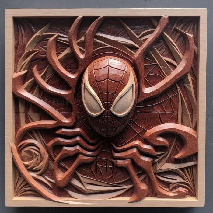 stl Spider Man Into The Spider Verse movie 1 stl model for CNC