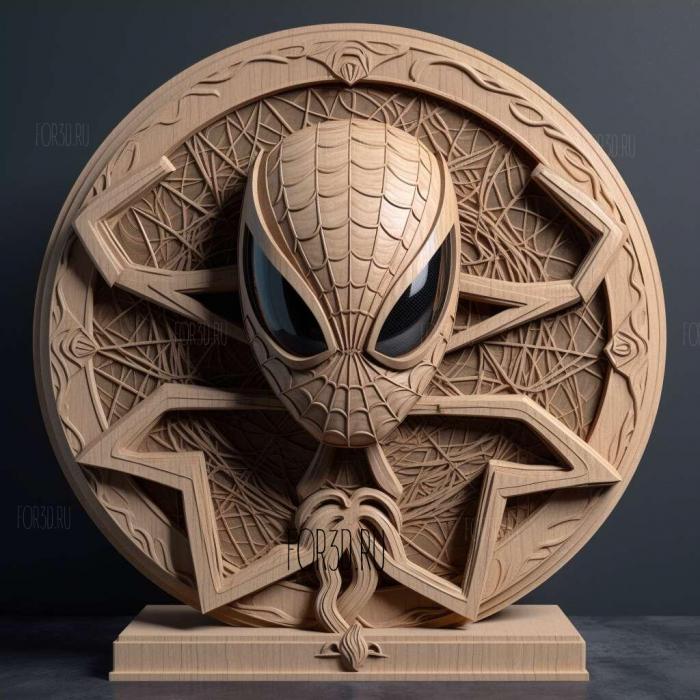 stl Spider Man Into The Spider Verse movie 4 stl model for CNC