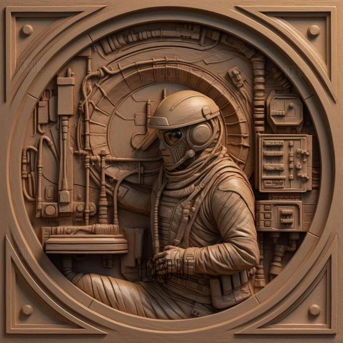 stl The Andromeda Strain TV series 3 stl model for CNC