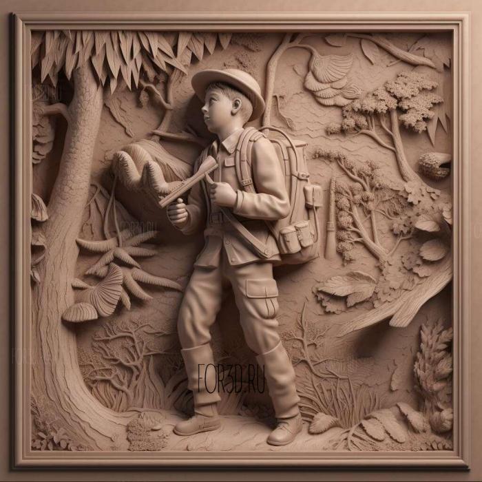 st Killua Zoldik FROM Hunter to Hunter 1 stl model for CNC