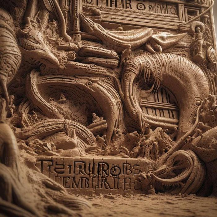 stl Tremors TV series 2 stl model for CNC