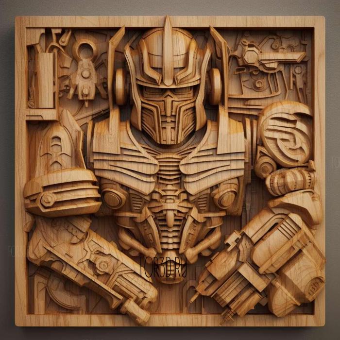 Transformers Autobots 2 stl model for CNC