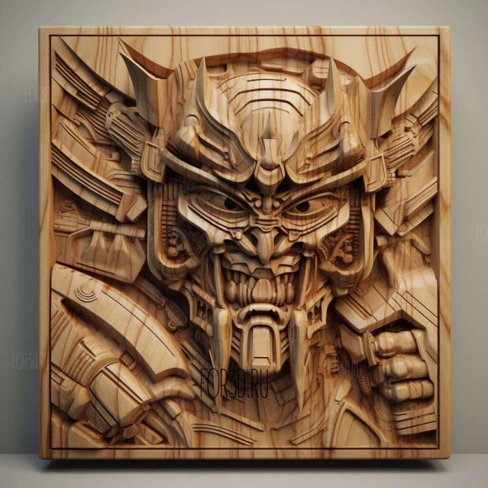 Transformers Autobots 4 stl model for CNC