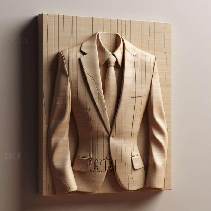 stl Suits series 2 stl model for CNC