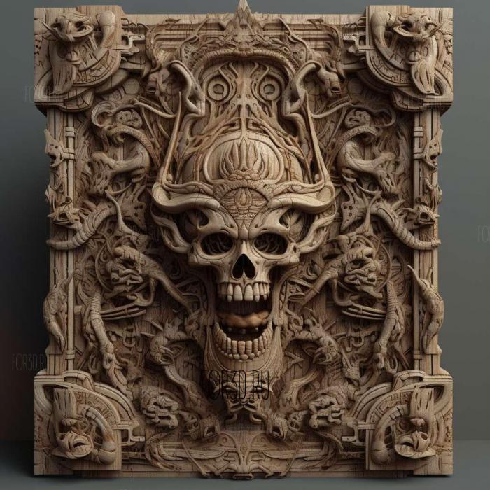 stl Yuuzhan Vong 1 stl model for CNC