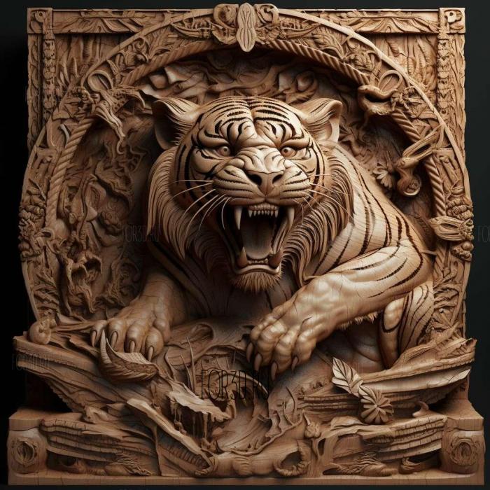 stl Tiger King Murder Mayhem and Madness TV series 4 stl model for CNC