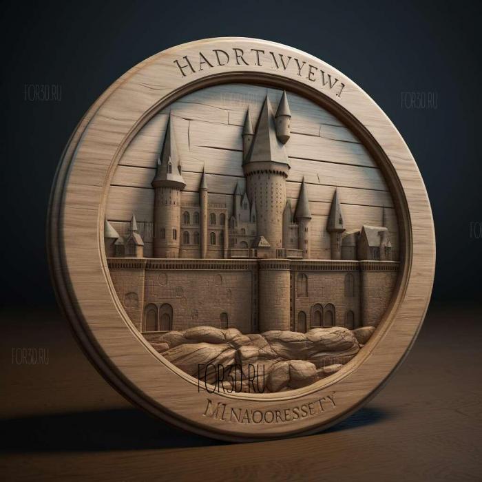 Harry Potter Hogwarts Mystery 1 stl model for CNC
