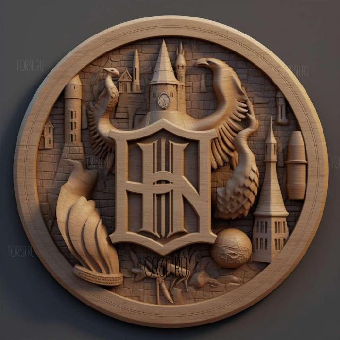 Harry Potter Hogwarts Mystery 3 stl model for CNC