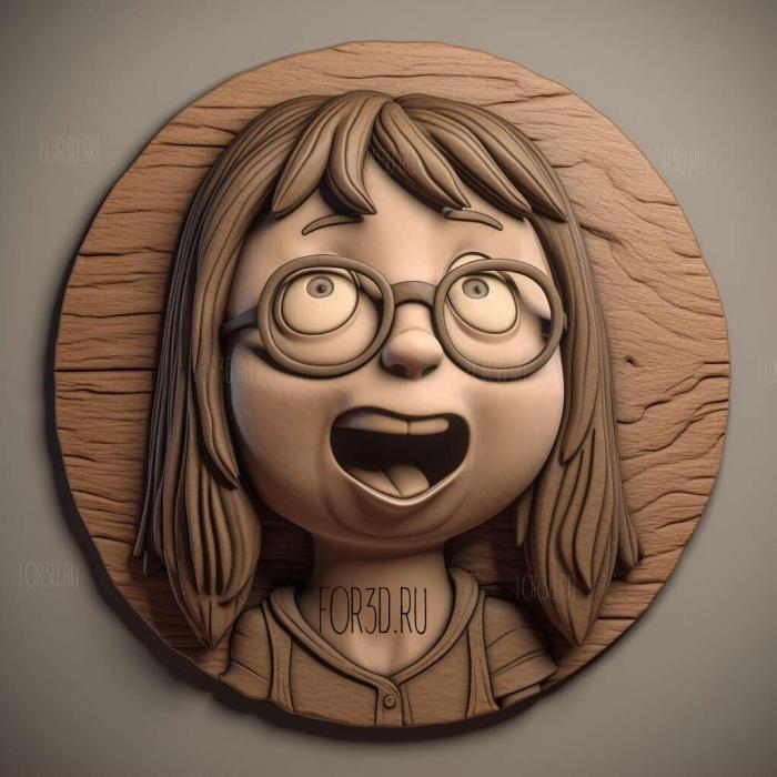 Meg Griffin FROM 3 3d stl модель для ЧПУ