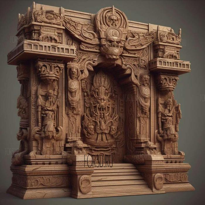 stl The Temple of Elemental Evil 1 stl model for CNC